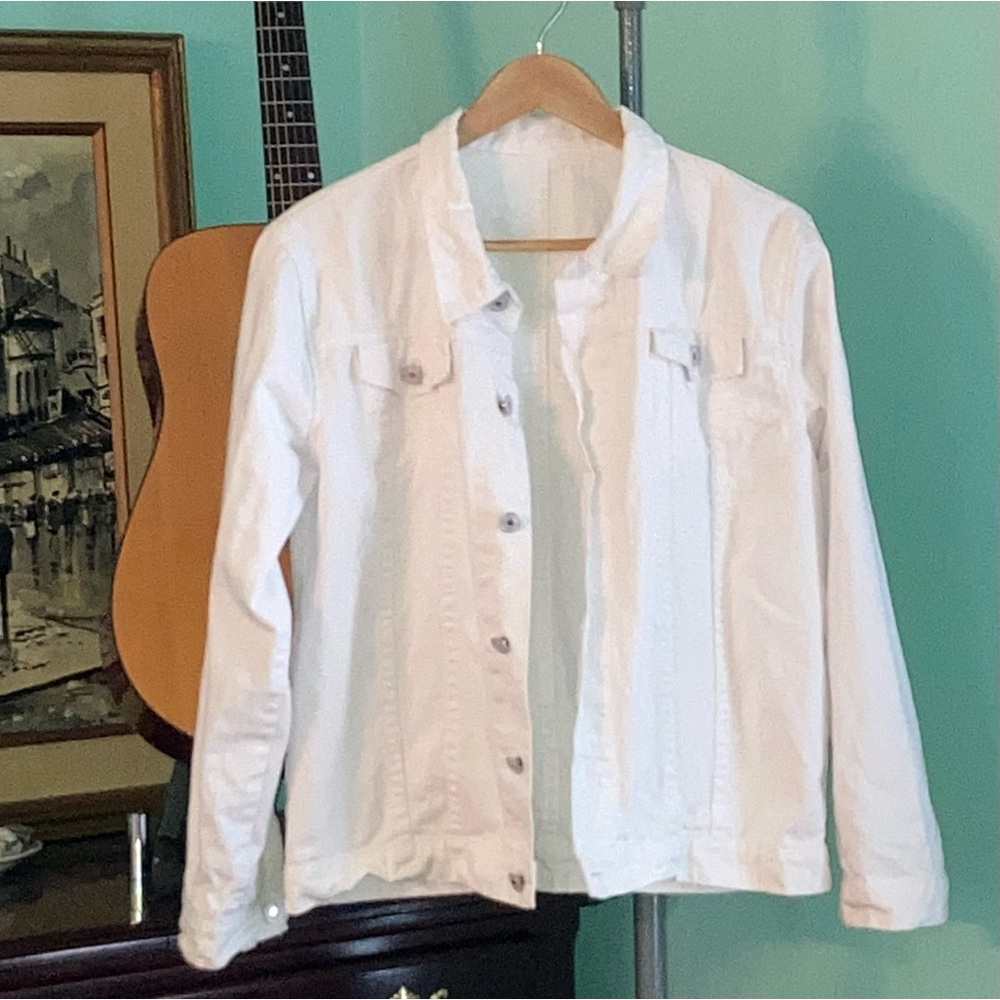 White jean Jacket